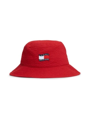 Kapelusz Tommy Hilfiger czerwony