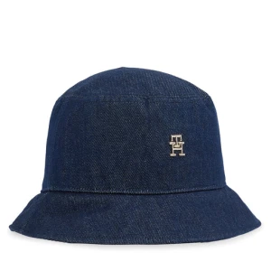 Kapelusz Tommy Hilfiger Elevated Chic Denim Bucket Hat AW0AW17133 Granatowy