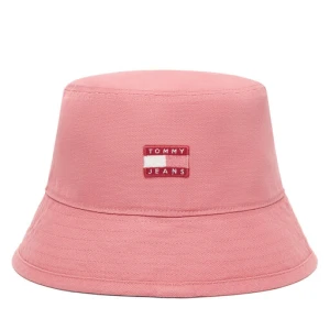 Kapelusz Tommy Hilfiger Heritage Bucket AW0AW17581 Różowy