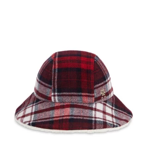 Kapelusz Tommy Hilfiger Tommy Check Bucket Hat AW0AW15313 Space Blue DW6