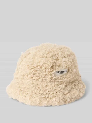 Kapelusz typu bucket z futerka model 'Willow' Lollys Laundry Piaskowy