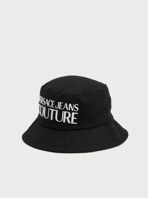 Kapelusz Versace Jeans Couture metaliczna czerń