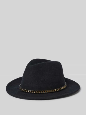 Kapelusz wełniany z aplikacją model ‘Fedora’ Loevenich