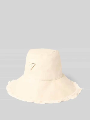 Kapelusz z aplikacją z logo i frędzlami model 'SALLY' Guess