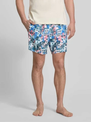 Kąpielówki w całościowym wzorze model 'Vacay Villas' BOARDIES