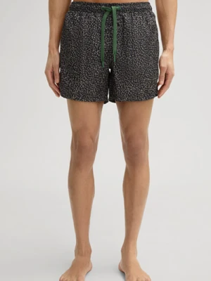 Kąpielówki w kolorze czarno-brązowym, we wzór Joop