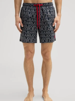 Kąpielówki w kolorze granatowym ze wzorem Joop