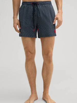 Kąpielówki w paski, w kolorze granatowym Joop