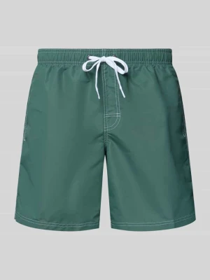 Kąpielówki z elastycznym pasem model 'UNI SHORTS NEON' Sundek