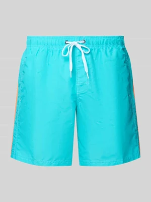 Kąpielówki z elastycznym pasem model 'UNI SHORTS NEON' Sundek