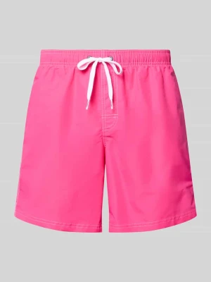 Kąpielówki z elastycznym pasem model 'UNI SHORTS NEON' Sundek