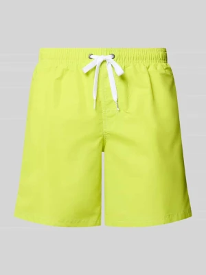 Kąpielówki z elastycznym pasem model 'UNI SHORTS NEON' Sundek
