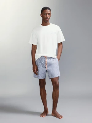 Kąpielówki z kory w paski granatowy - Chłopak - - MANGO TEEN