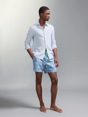 Kąpielówki ze wzorem niebieski - Chłopak - - MANGO TEEN