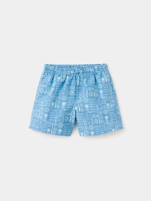 Kąpielówki ze wzorem niebieski - Dzieci - lata - MANGO KIDS