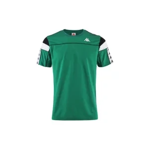 Kappa Banda Arar T-Shirt 303WBS0-959, Męskie, Zielone, t-shirty, poliester, rozmiar: L