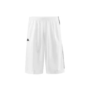 Kappa Banda Treadwell Shorts 3500920-A04, Męskie, Białe, spodenki, poliester, rozmiar: S