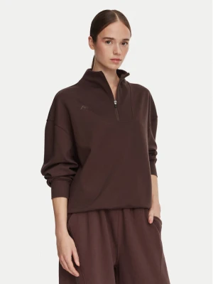 Kappa Bluza 372664W Brązowy Oversize