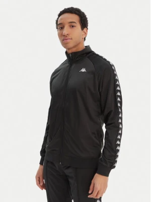 Kappa Bluza Banda Anniston 301EFU0 Czarny Slim Fit