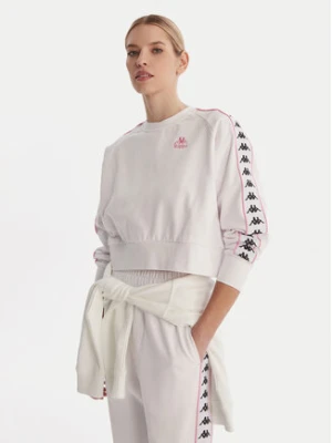 Kappa Bluza Banda Marbella 351S2HW Biały Oversize