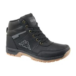 Kappa Bright Mid Light 242075-1111, Męskie, Czarne, buty zimowe, skóra syntetyczna, rozmiar: 45