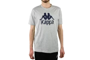 Kappa Caspar T-Shirt 303910-15-4101M, Męskie, Szare, t-shirty, bawełna, rozmiar: L