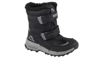 Kappa Cekis Tex K 260903K-1115, Dla chłopca, Czarne, buty zimowe, tkanina, rozmiar: 25