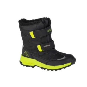 Kappa Cekis Tex K 260903K-1133, Dla chłopca, Czarne, buty zimowe, tkanina, rozmiar: 29