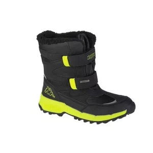 Kappa Cekis Tex T 260903T-1133, Dla chłopca, Czarne, buty zimowe, tkanina, rozmiar: 37