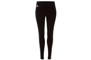 Kappa Isadoma Leggings 309075-19-4006, Damskie, Czarne, leginsy, bawełna, rozmiar: M