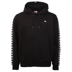 Kappa Larko Sweatshirt 312009-19-4006, Męskie, Czarne, bluzy, bawełna, rozmiar: L