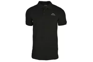 Kappa Peleot Polo 303173-005, Męskie, Czarne, koszulki polo, bawełna, rozmiar: M