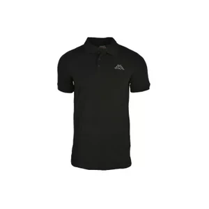 Kappa Peleot Polo 303173-005, Męskie, Czarne, koszulki polo, bawełna, rozmiar: M