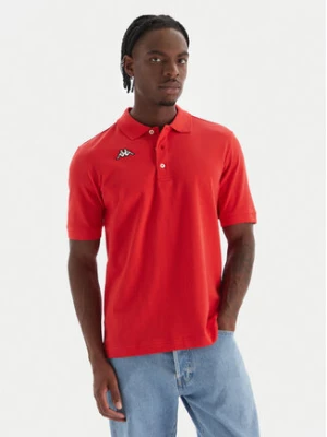 Kappa Polo Logo Sharas Mss 302B3D0 Czerwony Regular Fit