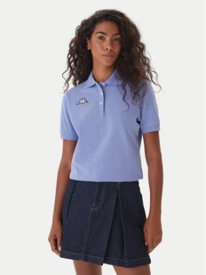 Kappa Polo Logo Sharas Wss 302B3C0 Fioletowy Regular Fit