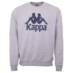 Kappa Sertum RN Sweatshirt 703797-18M, Męskie, Szare, bluzy, bawełna, rozmiar: S