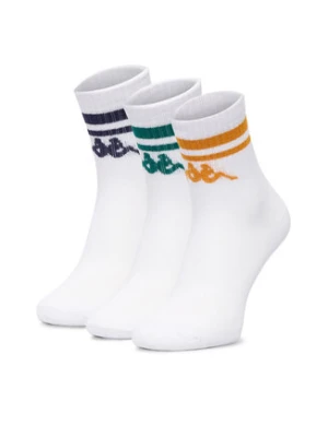 Kappa Skarpety długie CEO_KR_KAPPA_DZ005_W_AW25 Biały