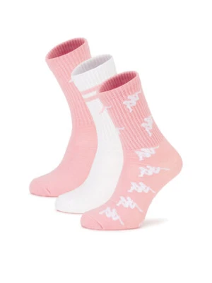 Kappa Skarpety długie KR_SUPERT_SS25 (3-PACK) Różowy
