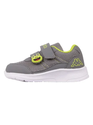 Kappa Sneakersy "Jak" w kolorze szaro-limonkowym rozmiar: 21