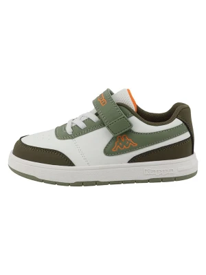 Kappa Sneakersy "Kora" w kolorze biało-oliwkowym rozmiar: 30