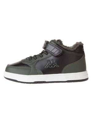 Kappa Sneakersy "Kora" w kolorze czarno-oliwkowym rozmiar: 35