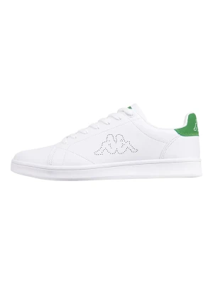 Kappa Sneakersy "Limit" w kolorze biało-zielonym rozmiar: 42