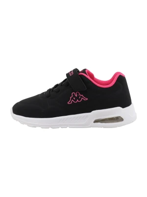 Kappa Sneakersy "Mona" w kolorze czarno-różowym rozmiar: 33