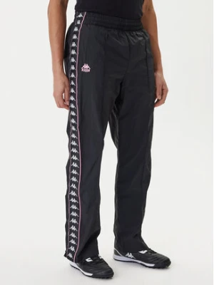 Kappa Spodnie dresowe 361W7JW Czarny Comfort Fit