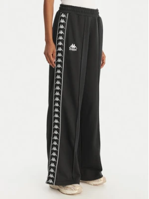 Kappa Spodnie dresowe Banda Malorie 37256WW Czarny Regular Fit