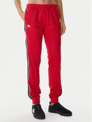 Kappa Spodnie dresowe cz303R5K0 Czerwony Slim Fit