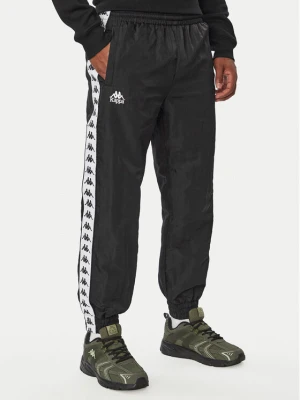 Kappa Spodnie dresowe Orfeo 36235NW Czarny Comfort Fit