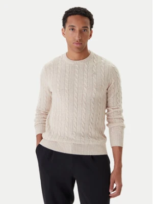Kappa Sweter 63111DW Beżowy Regular Fit