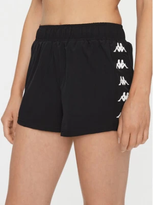 Kappa Szorty sportowe 312087 Czarny Regular Fit