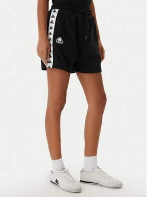 Kappa Szorty sportowe Banda Ivissa 361R6NW Czarny Regular Fit